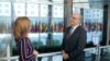 El representante de EEUU ante la OEA, Frank O. Mora, en entrevista con la reportera de Radio Televisión Martí, Michelle Sagué.