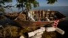 Un bote de madera en el que viajaban cubanos, abandonado en el manglar de Harry Harris Park, en Tavernier, Florida. (AP/Rebecca Blackwell, File)