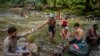 Migrantes en la selva del Darién. (Reuters/Archivo)
