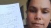 Raisa Velázquez muestra nueva citación a su hijo para el Servicio Militar. (Tomada de Facebook)