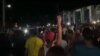Protesta en Nuevitas, Camagüey. (Captura de video/Twitter)