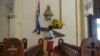 Una iglesia en Jovellanos, Matanzas. (Yamil Lage / AFP).