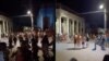 Protestas en la noche de este lunes, 10 de octubre, en Bejucal. (Captura de video/Facebook)