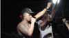 Los raperos cubanos Maykel "El Osorbo" (izq.) y El Funky.