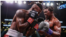 Rancés Barthelemy (izquierda) en el discutido tope contra Gary Russell (derecha) en Nueva York (Tomado de Facebook).