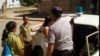 Detención de la Dama de Blanco Tania Echevarría en Colón, Matanzas. Foto Archivo