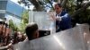 La Guardia Nacional impidió la entrada el domingo del líder opositor Juan Guaidó al palacio legislativo.