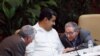 De izq. a der. Miguel Díaz-Canel, Nicolás Maduro y Raúl Castro. REUTERS/Stringer