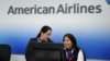 El mostrador de American Airlines en La Habana.YAMIL LAGE / AFP