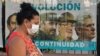 Una mujer cubana en La Habana el 15 de marzo de 2021 (Yamil LAGE / AFP).