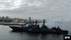 En el 2008 el cazasubmarinos de la armada rusa "Almirante Chabanenko", entró en la bahía de La Habana (Cuba).