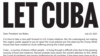 Imagen de la carta abierta publicada en el diario The New York Times
