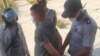 Arresto del opositor Yoel Bravo. (Foto Facebook de Daily Rodríguez)