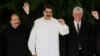 Foto Archivo. Daniel Ortega, Miguel Díaz-Canel y Nicolás Maduro.