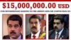 Cartel de la DEA anunciando recompensa por información que conduzca a la captura y enjuiciamiento del gobernante venezolano Nicolás Maduro.