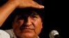 Evo Morales en conferencia de prensa en Buenos Aires, Argentina. AP Photo/Natacha Pisarenko