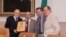 Maurice Ferré, Raúl Valdes-Fauli, Carlos Sánchez Berzaín y Carlos Alberto Montaner.