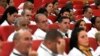 Un centenar de médicos cubanos recibe instrucciones en Nairobi, Kenia, el 11 de junio de 2018.