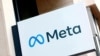 Logo de la empresa Meta (Reuters/Yves Herman/File).