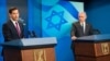 El secretario Marco Rubio y el primer ministro israelí, Benjamin Netanyahu, en conferencia de prensa en Jerusalén, Israel, el 15 de septiembre de 2025.