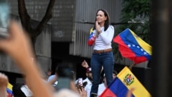 María Corina Machado: "Tenemos al régimen contra las cuerdas, esta lucha la vamos a ganar" María Corina Machado: "Tenemos al régimen contra las cuerdas, esta lucha la vamos a ganar"