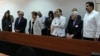 De izq. a der. Raúl Castro, Dilma Rousseff, Marcelo Odebrecht, Ramiro Valdés y Nicolás Maduro.