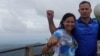 Nelva Ismarays junto a su pareja, el líder opositor José Daniel Ferrer. Tomado de Facebook.