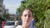Tania Bruguera en una calle de La Habana. (Archivo)