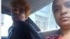 Yanelis Núñez (d) y su esposo Luis Manuel Otero Alcántara (i) se tomaron esta selfie mientras eran conducidos en un patrullero de la policía.