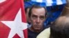 Valle Roca detenido durante una protesta en el Día Internacional de los Derechos Humanos, La Habana, 10 de diciembre de 2015.
