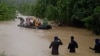 Inundaciones en San Antonio del Sur por el huracán Oscar. (@YolandaVzq14169/X)