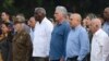 Dirigentes del Gobierno cubano, encabezado por Miguel Díaz-Canel