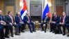 Una delegación cubana presidida por Miguel Díaz-Canel fue recibida por Vladimir Putin en Novo-Ogaryovo, Moscú el 29 de Oct. de 2019.
