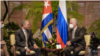 Díaz-Canel y Viacheslav Volodin, Presidente de la Duma Estatal de la Asamblea Federal de la Federación de Rusia reunidos en La Habana.