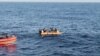 Imagen de reciente rescate de cubanos en el mar (Cortesía del US Coast Guard)