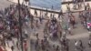 Protesta en el Malecón, La Habana, al grito de "Libertad" el 11 de julio de 2021.