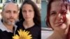 De derecha a izquierda Henry Constantín, Neife Rigau e Iris Mariño, periodistas de La Hora de Cuba
