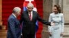 López Obrador recibe a Díaz-Canel en el Palacio Nacional de la ciudad de México. REUTERS/Luis Cortes