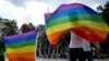 Comunidad LGTBI e una marcha en La Habana en mayo de 2019
