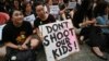 Una manifestación anti extradición en Hong Kong.